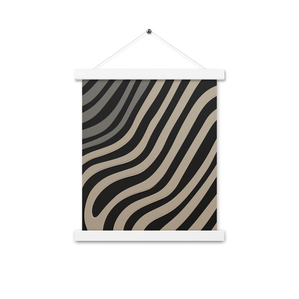 Rhythmic Elegance - Abstract Wall Art - - Poster With Hanger