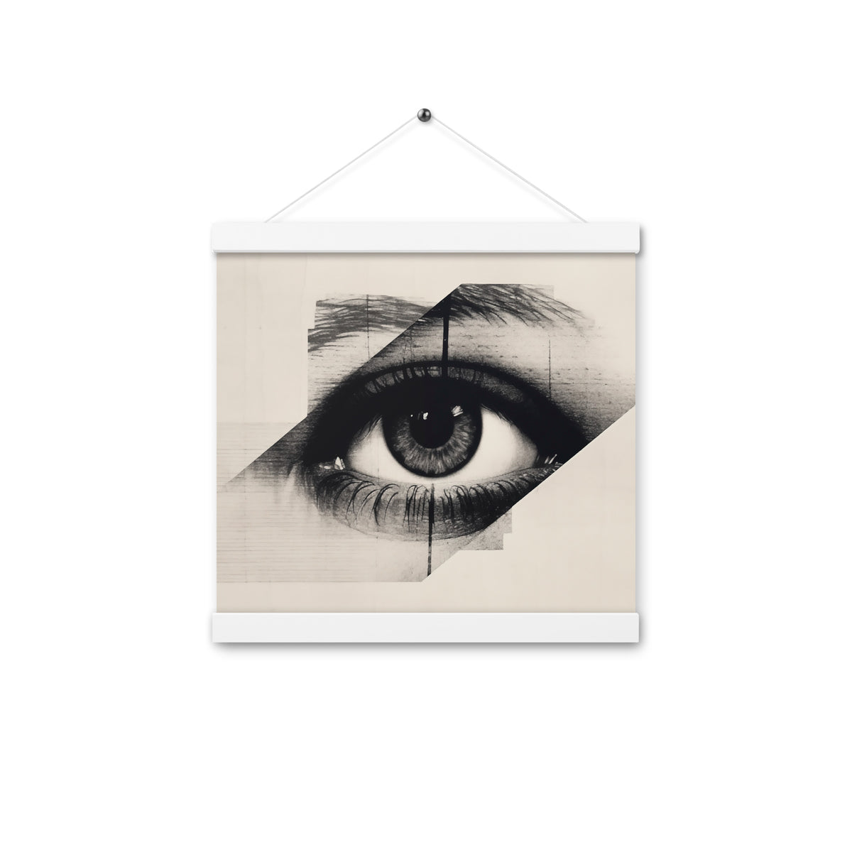 The Eye of Emotion - Capturing Moments - White 12″×12″ - Poster With Hanger