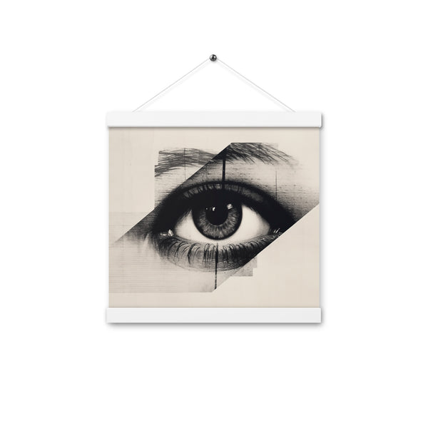 The Eye of Emotion - Capturing Moments - White 12″×12″ - Poster With Hanger