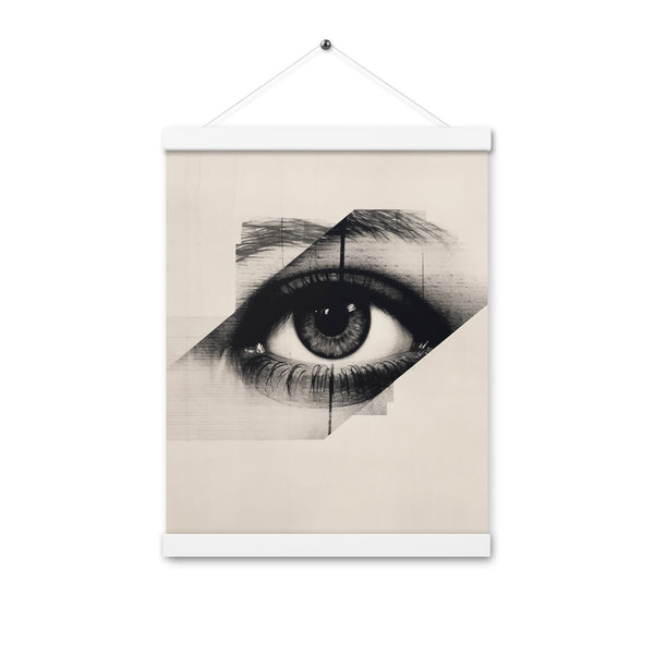 The Eye of Emotion - Capturing Moments - White 12″×16″ - Poster With Hanger