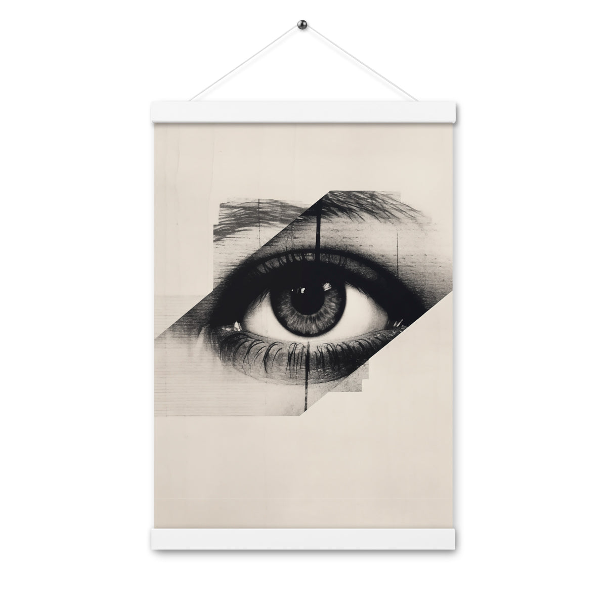 The Eye of Emotion - Capturing Moments - White 12″×18″ - Poster With Hanger