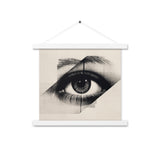 The Eye of Emotion - Capturing Moments - White 14″×14″ - Poster With Hanger