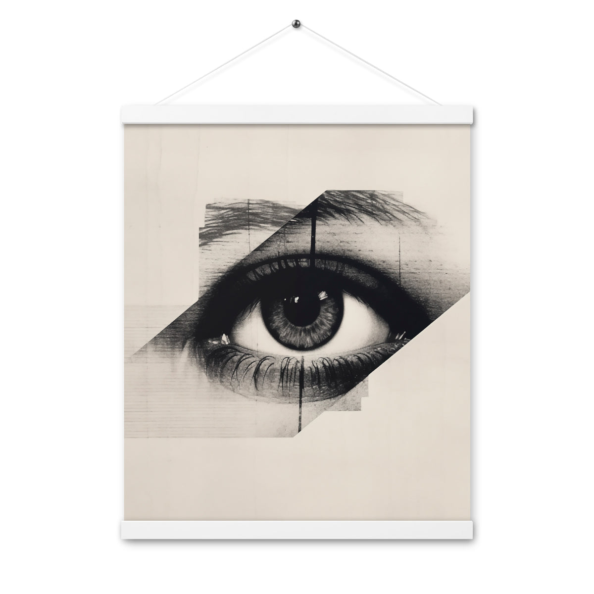 The Eye of Emotion - Capturing Moments - White 16″×20″ - Poster With Hanger