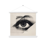 The Eye of Emotion - Capturing Moments - White 18″×18″ - Poster With Hanger