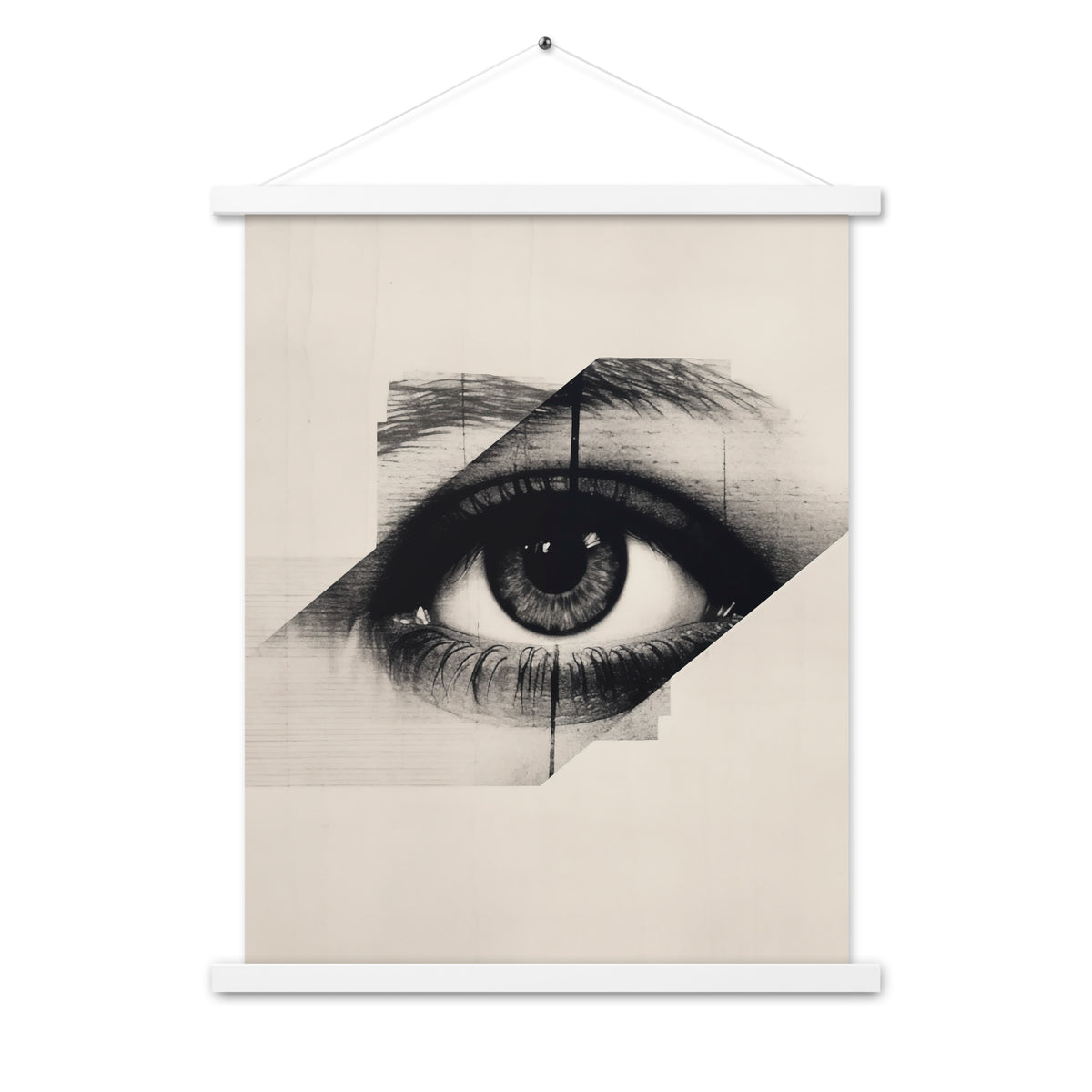 The Eye of Emotion - Capturing Moments - White 18″×24″ - Poster With Hanger