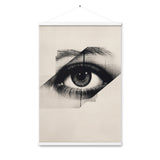 The Eye of Emotion - Capturing Moments - White 24″×36″ - Poster With Hanger