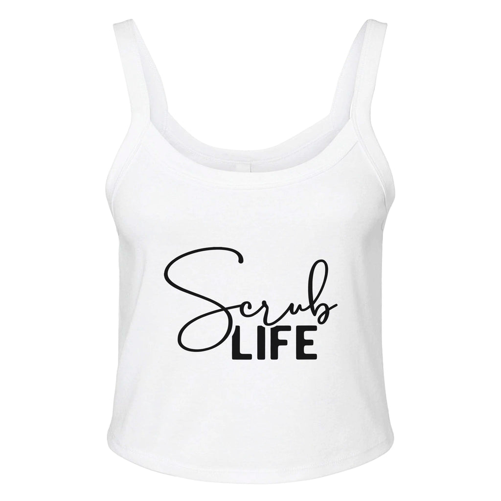 Scrub Life - Embrace the Everyday Hero - solid wht blend - Print Material