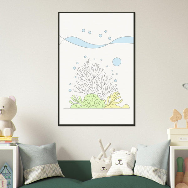 Oceanic Whimsy - Metal Framed Art - - Metal Framed Posters