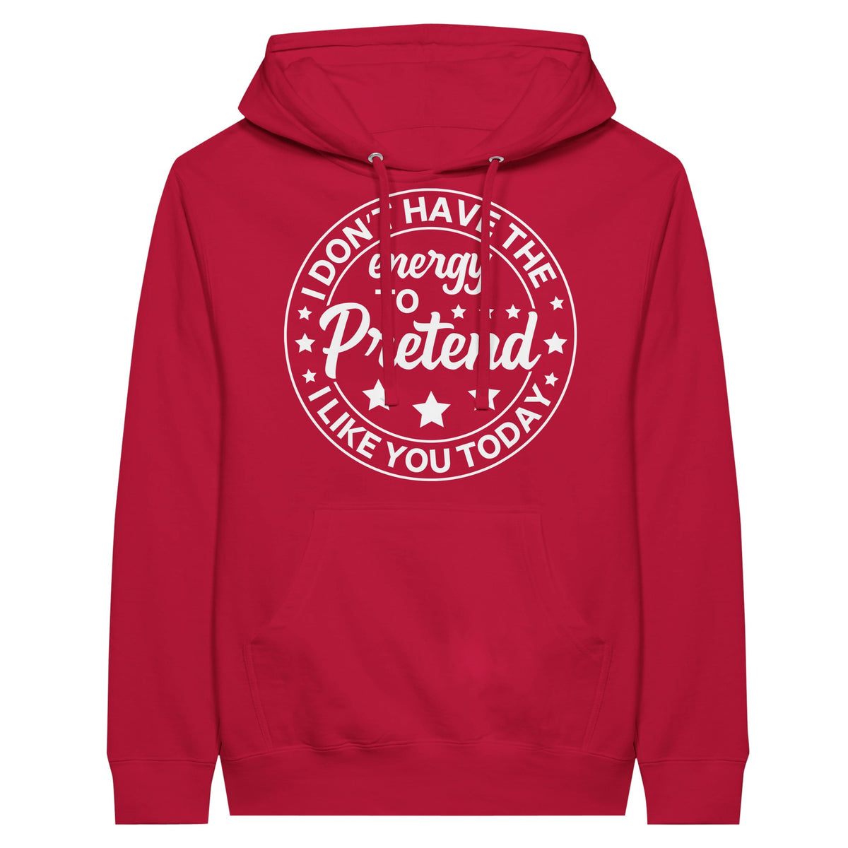 Authenticity Wrapped - Let Our Hoodie Speak Your Truth! - Red - Hoodies