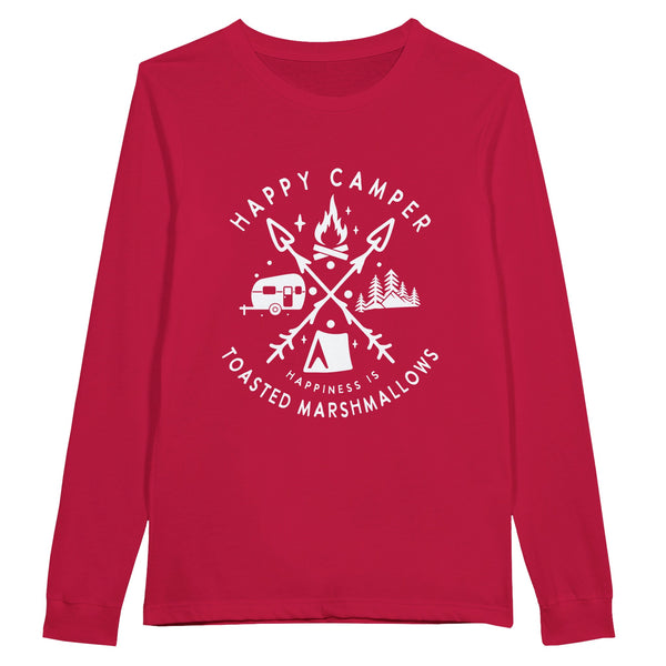 Toast to Happiness - Cozy Marshmallow Shirt - Red - Sweatshirt