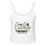 ONE Lucky MAMA - Wear Your Gratitude with Pride - solid wht blend - Print Material