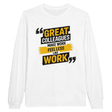 Long-sleeve Gift Tee for Amazing Colleagues - White - Long Sleeves T-shirts
