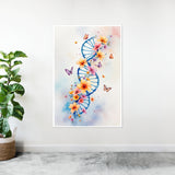 Nature's DNA - Blooms and Life - - Framed Posters