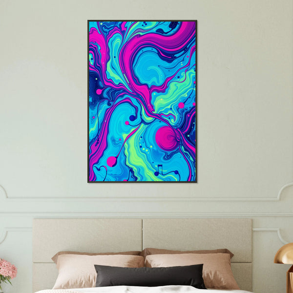 Liquid Rhythm - Capturing Moments of Dynamic Energy - - Metal Framed Posters