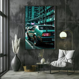 Neon Drive - A Timeless Ride - 20x30 - Framed Posters