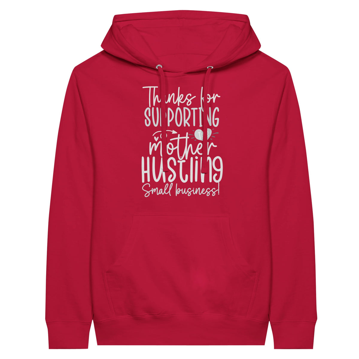 Mother Hustle - Thankful Moments - Red - Hoodies