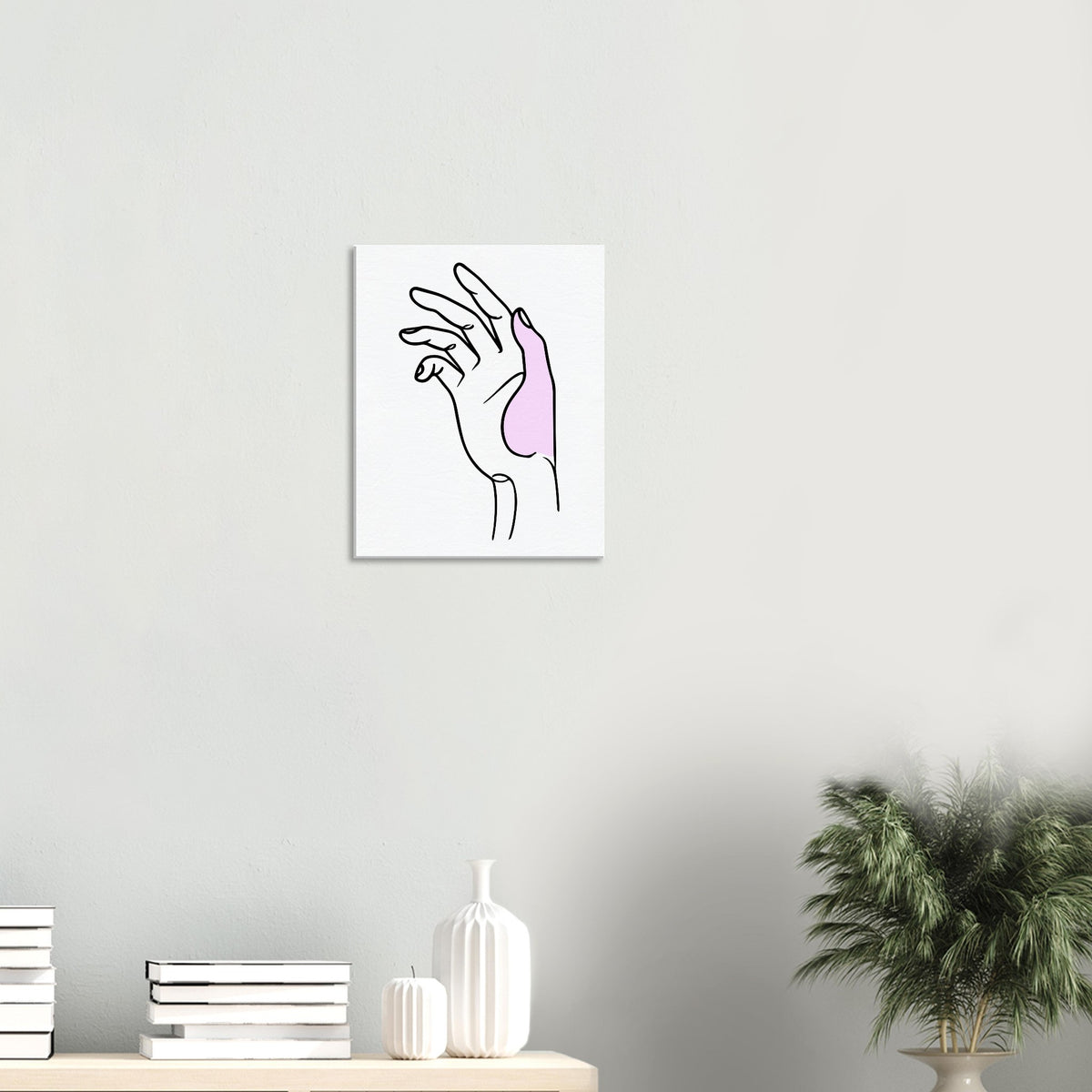 Canvas Charm - Hand Illustration with Natural Texture - - Canvas Prints