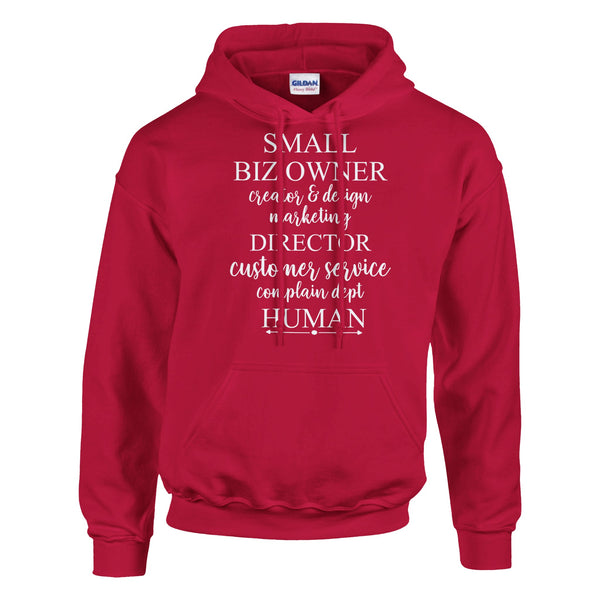 Creator & Director - HUMAN Statement Hoodie - Red - Hoodies