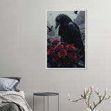 Enchanted Night Poster – Gift for Mystery Lovers - White frame - Wooden Framed Posters