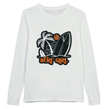 Catch the Wave - Embrace the Spirit of SURF GIRL - White - Sweatshirt