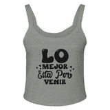 Embrace the Best - 'LO MEJOR Esta Por VENIR' Apparel! - Athletic Heather - Tank Tops