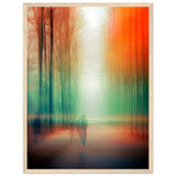 Twilight Walk Through Dreamscape - 45x60 cm 18x24″ Wood frame - Wooden Framed Posters