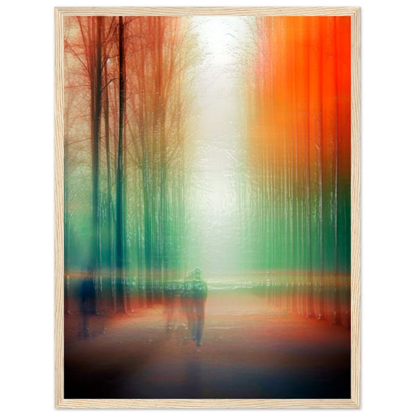 Twilight Walk Through Dreamscape - 45x60 cm 18x24″ Wood frame - Wooden Framed Posters