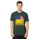 Stars, Stripes & Sacrifice - Veteran Edition - royal pine - T-shirts