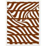 Flowing Lines - Contemporary Wall Art - 45x60 cm 18x24″ White frame - Wooden Framed Posters