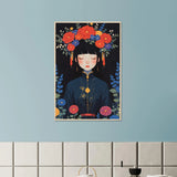 Gift Beauty – Framed Asian-Inspired Poster - Wood frame - Wooden Framed Posters
