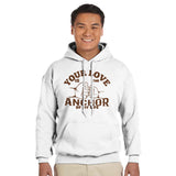 Dad, My Steady Anchor - A Heartfelt Design - White - Hoodies