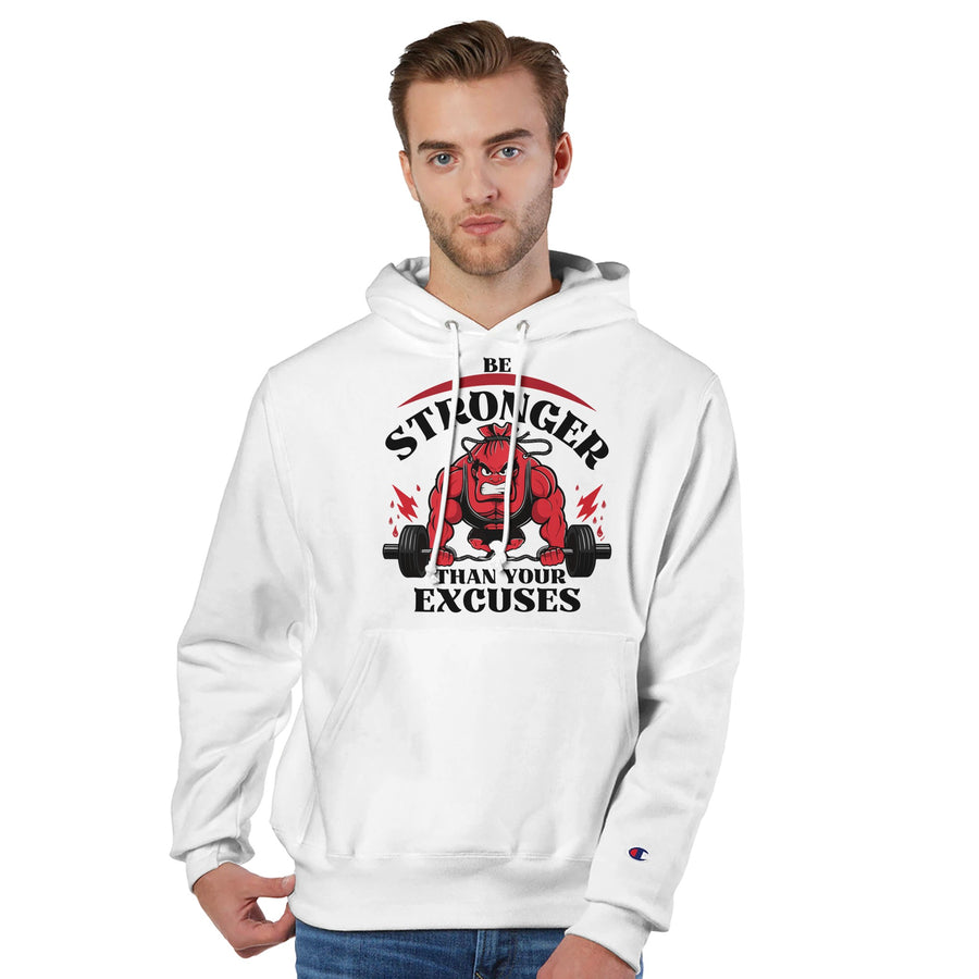 Gift Strength – Champion Gym Hoodie - White - Hoodies