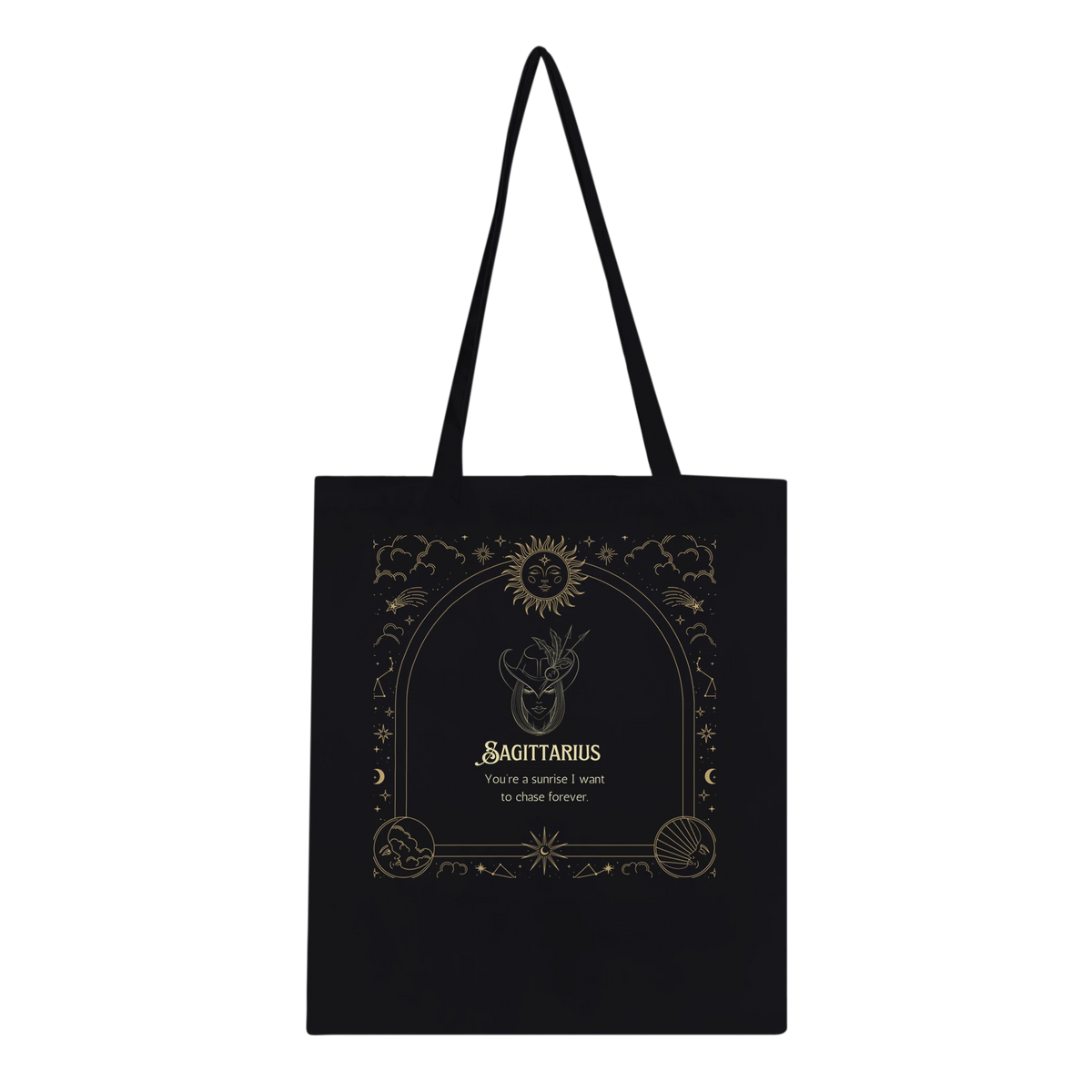 Astrology Tote Bag for Aries to Pisces Souls - Sagittarius - Tote Bags