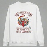 Live Wires, Grounded Wisdom - A Teacher's Tribute Sweatshirt - White - Sweatshirts