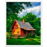 Peaceful Getaway - Framed Poster for Your Home - 40x50 cm 16x20″ White frame - Framed Posters