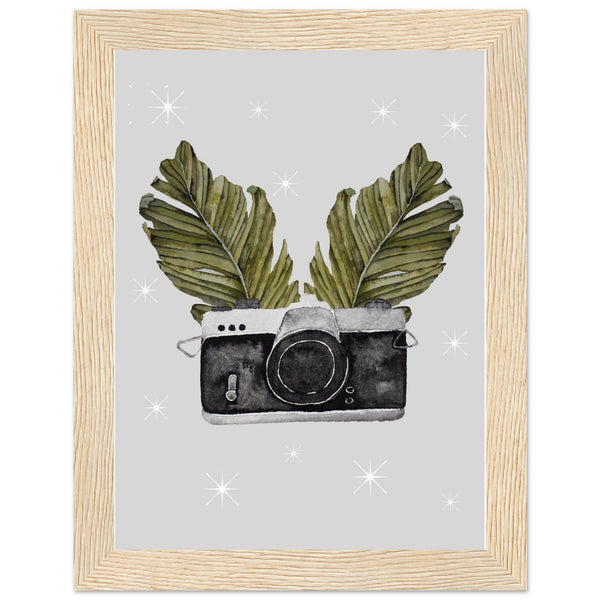 Vintage Moments Captured - 15x20 cm 6x8″ Wood frame - Posters