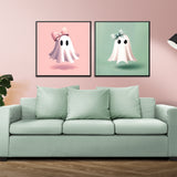 Boo-tiful Ghost Friends - 20x20 - Framed Posters