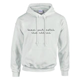 Empowerment in Every Stitch - Know Your Worth Hoodie - White - Hoodies