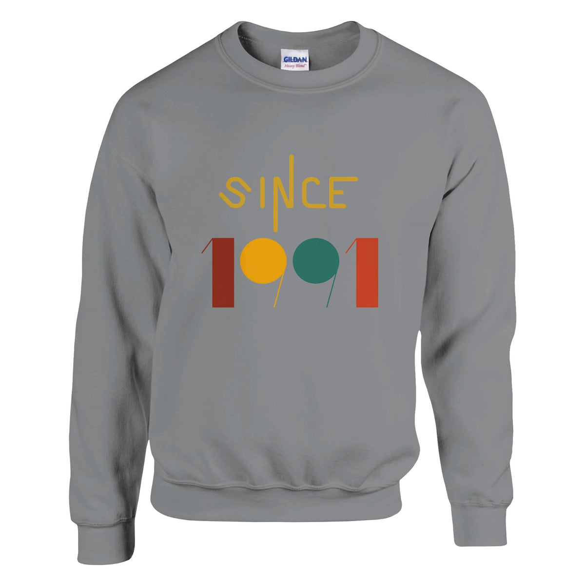 Year Your Choice Classic Unisex Crewneck - Soft Cotton-Poly Blend - Sport Grey - Crewneck Sweatshirts