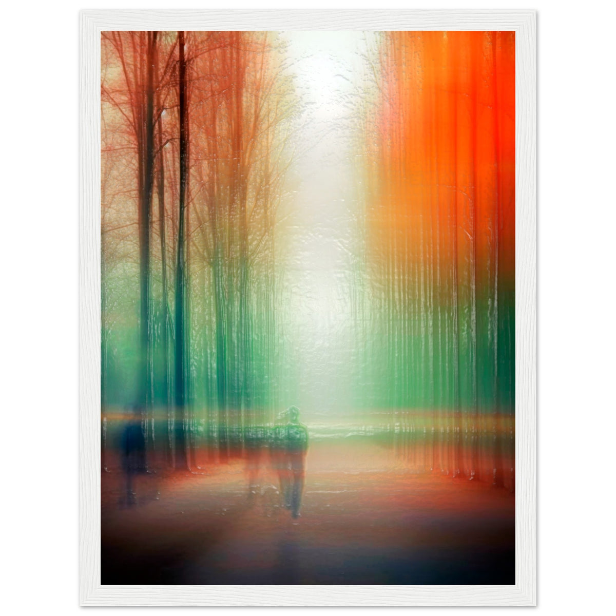 Twilight Walk Through Dreamscape - 30x40 cm 12x16″ White frame - Wooden Framed Posters