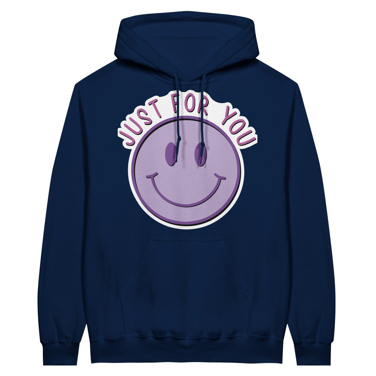 Embrace the Joy - Just for You - Unisex Pullover Hoodie - Navy - Hoodies