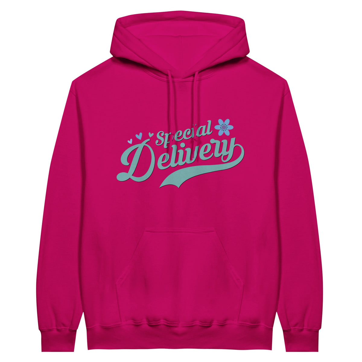 Special Delivery - Blossoming Memories Unfold on this Classic Hoodie - Heliconia - Hoodies