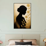 Feminine Grace Wall Art – Luxury Metal Framed Poster - Default Title - Metal Framed Posters