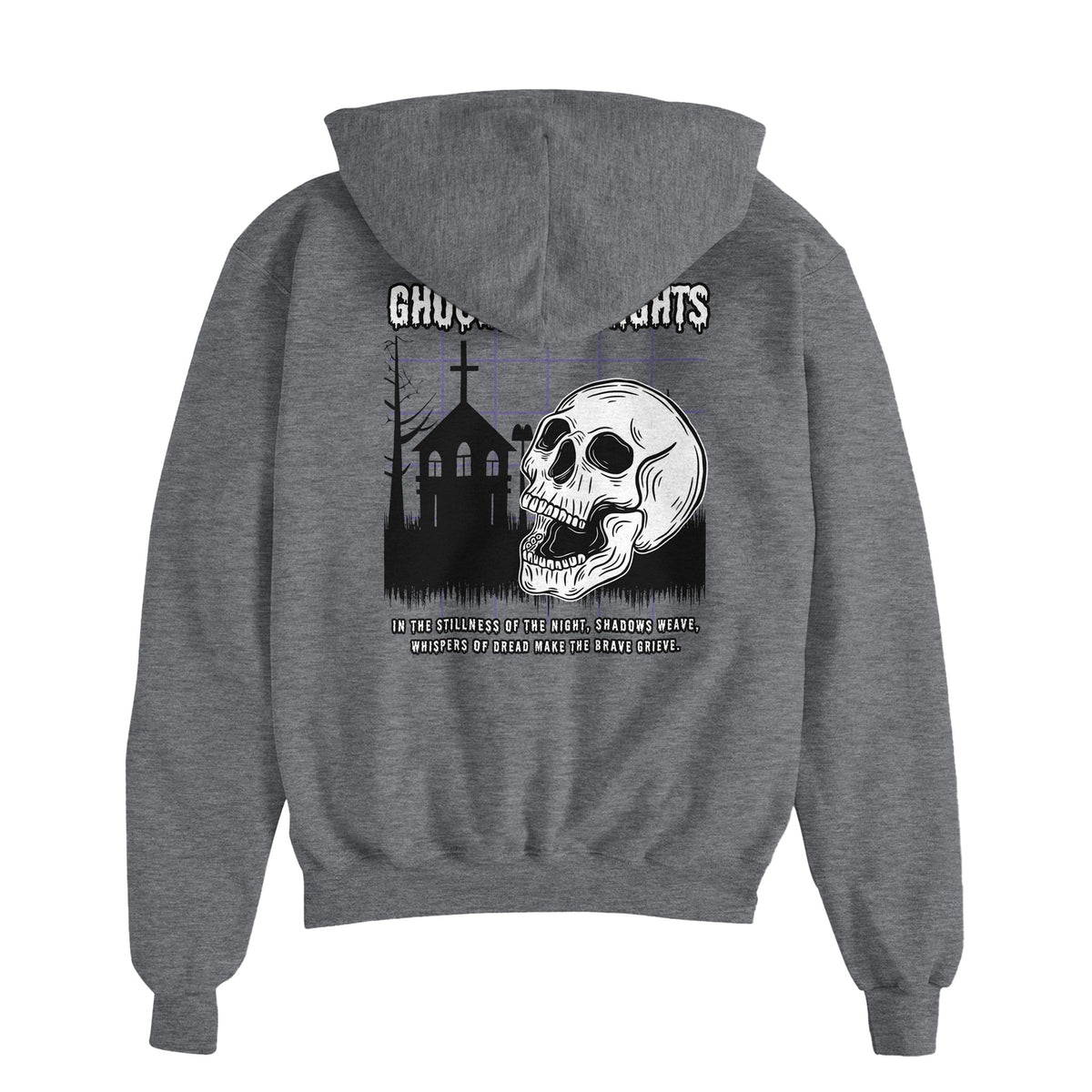 Ghoulish Delights - Haunted Skull Hoodie - 2XL - Hoodies