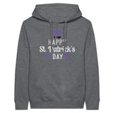 Celebrate in Style - Happy St. Patrick's Day - Premium Unisex Hoodie - Charcoal Heather - Unisex Hoodies