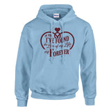 In You, I Found My Forever – Cozy Gildan Hoodie for Husband - Light Blue - Hoodies