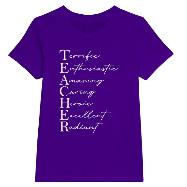 Excellence Personified - Showcase Your Terrific Traits! - Purple - Kids' T-shirts