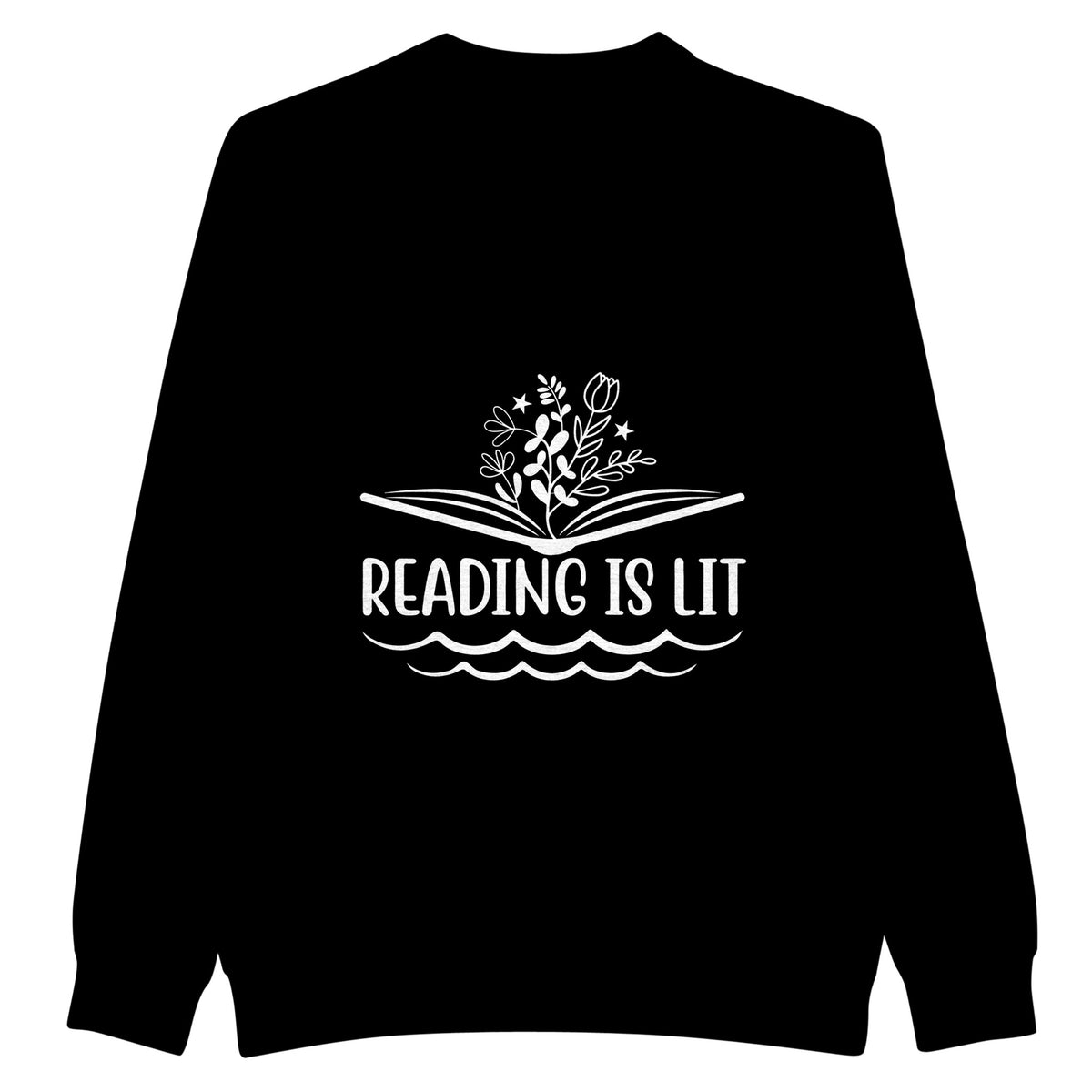 Lit Reads - Embrace the Power of Literature - Black - Long Sleeve T-shirts