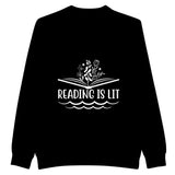 Lit Reads - Embrace the Power of Literature - Black - Long Sleeve T-shirts