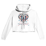 Butterfly Kisses & Floral Love – A Gift for Sisters - White - Hoodies